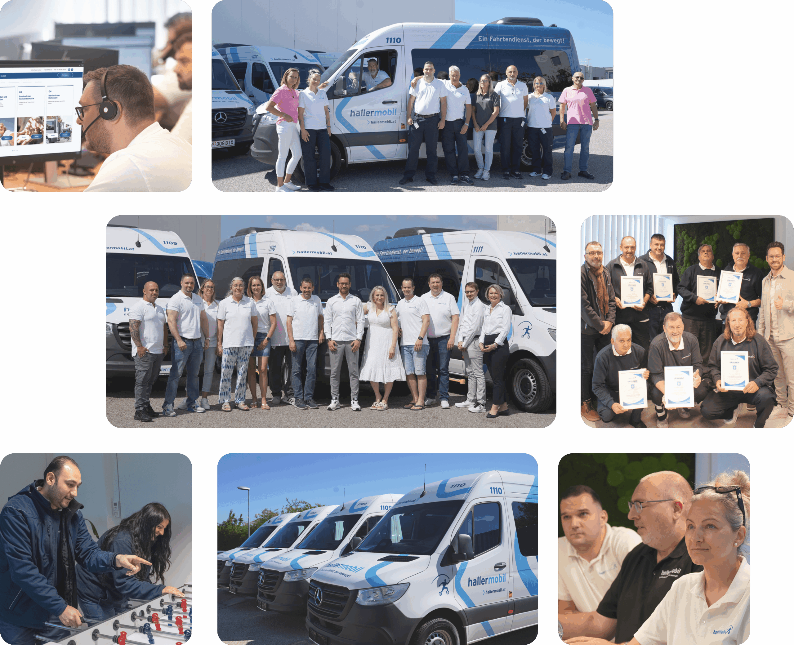 hallermobil header collage